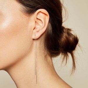 NEW BYCHARI Needle & Thread Earrings